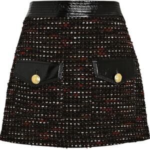 Veronica Beard Lucy Tweed Skirt - Earth Color - Size 14 - NWT